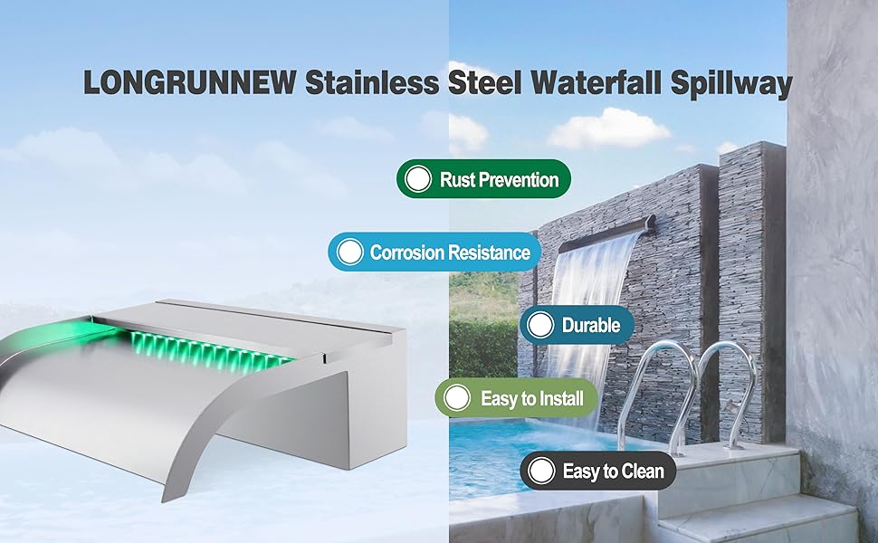 Stainless Steel Waterfall