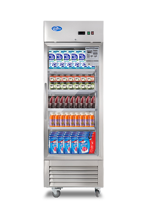 1 Door Glass Refrigerator