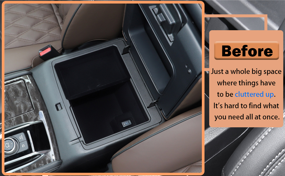 RUNROAD Center Console Organizer Tray Compatible with 2021