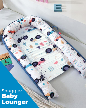 Snugglez Baby lounger Blue