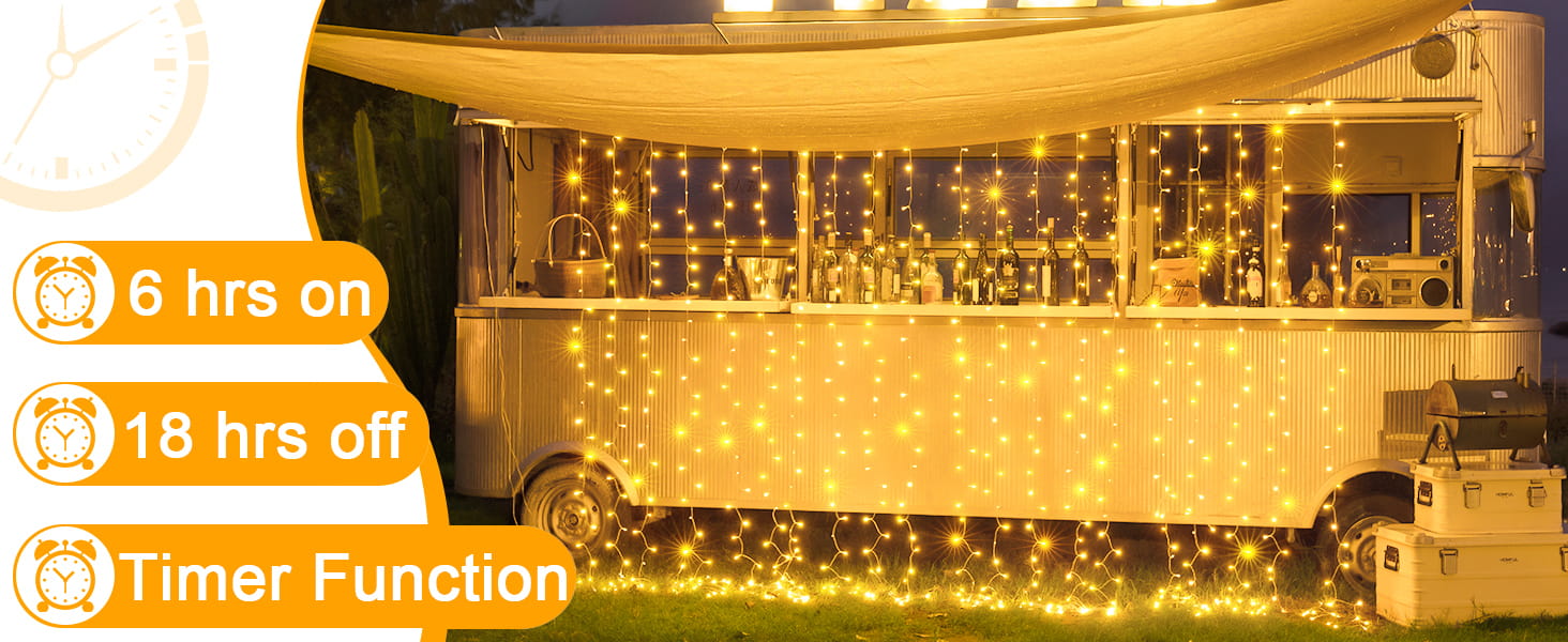 6m x 3m Luci Natale Esterno