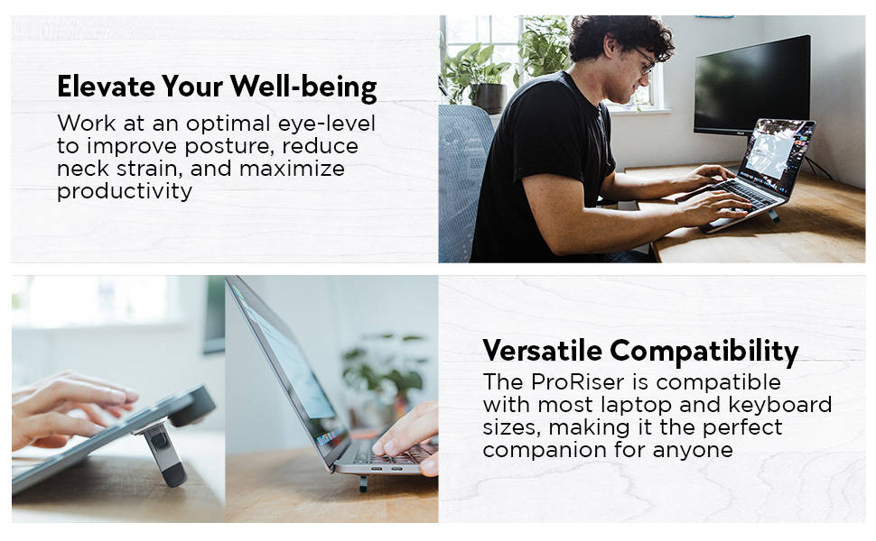 adhesive and versatile laptop stand