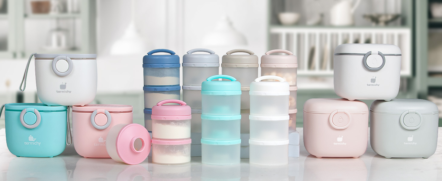 Termichy MilkPowder Formula Dispenser Container 14OZ