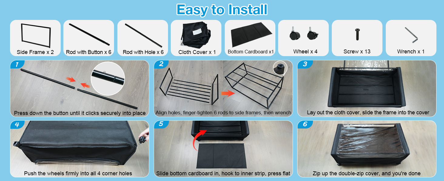 shoe storage under bed