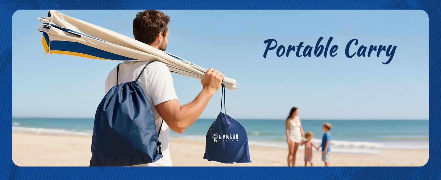 beach umbrellas beach must have family portable convenient compact carry beach accessories