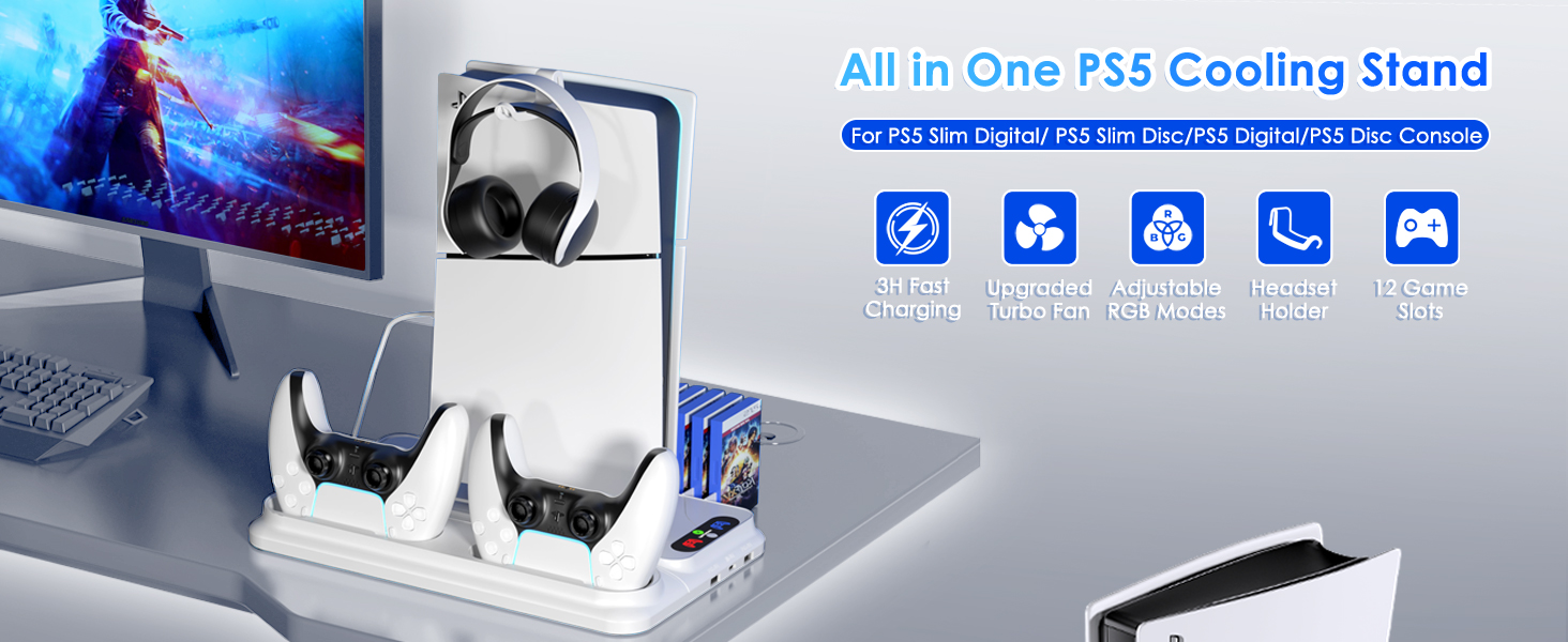 PS5 Cooling Station