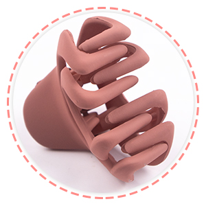 matte hair clips for medium thick hair