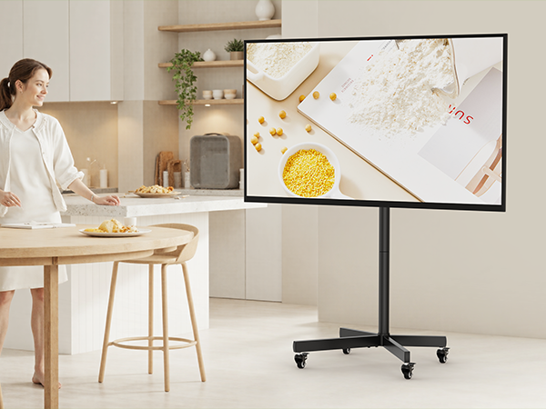 Amazon | テレビスタンド キャスター付き テレビスタンド ハイ