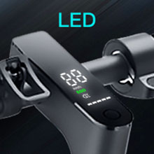 clear led dashboard scooter for adults