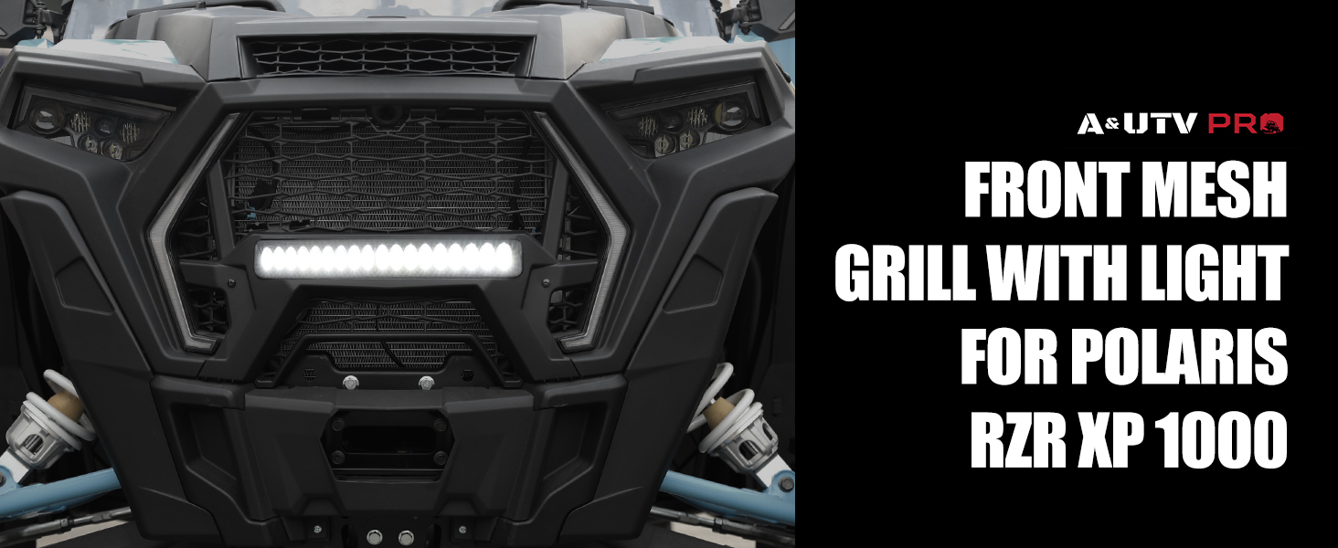 Front Grill Light & Fang Light for Polaris RZR
