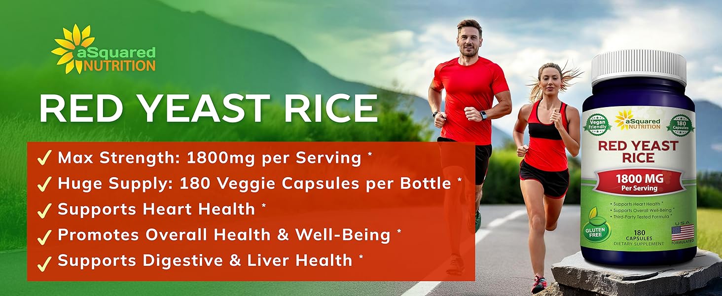 Red Yeast Rice 1800mg 180 capsules 1000mg 500mg 1500mg RYR 120 90 tablets pills