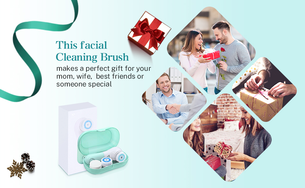 Facial Cleansing Brush, Misiki IPX7 Waterproof Facial Spin