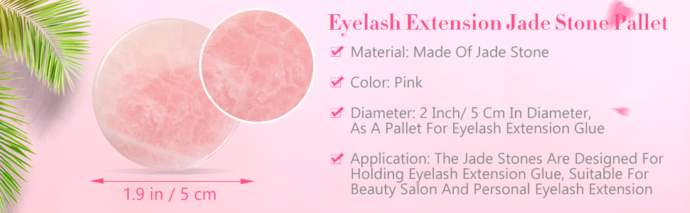 Eyelash Extension Glue Pallet Holder Round Pallet Pad
