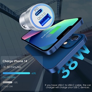 fast car charger 38W