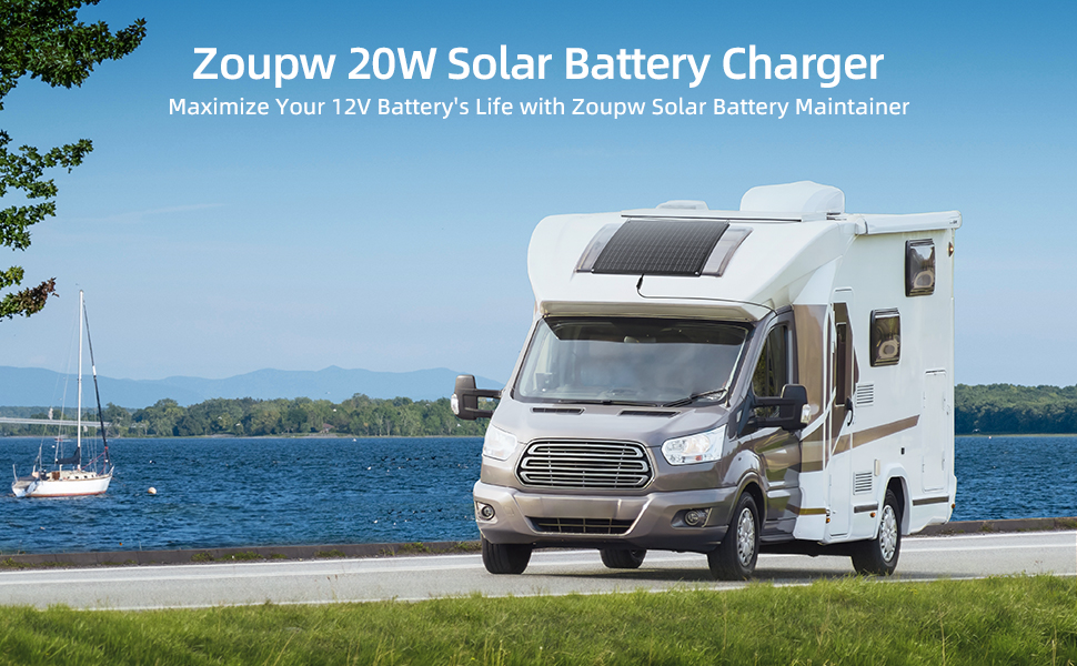 20W solar battery charger