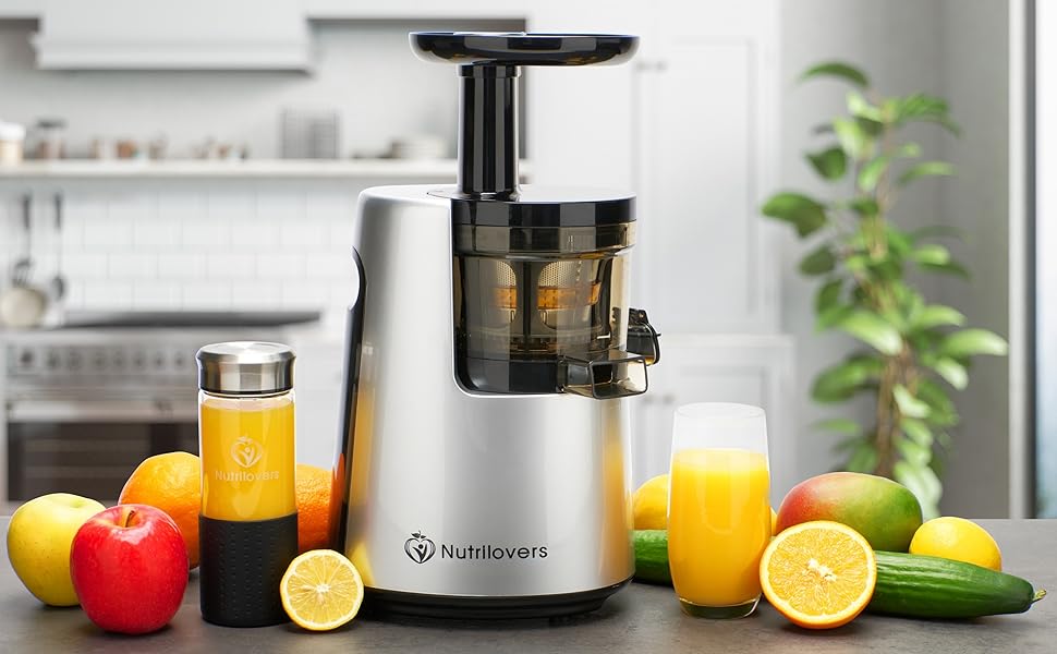 Nutrilovers NUTRIPRESS NO.1 Slow Juicer Profi Entsafter Max
