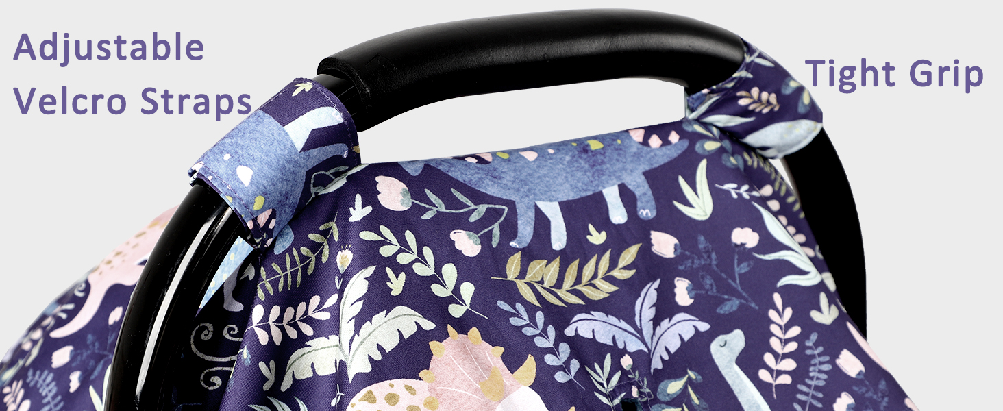 dinosaur baby car seat cover