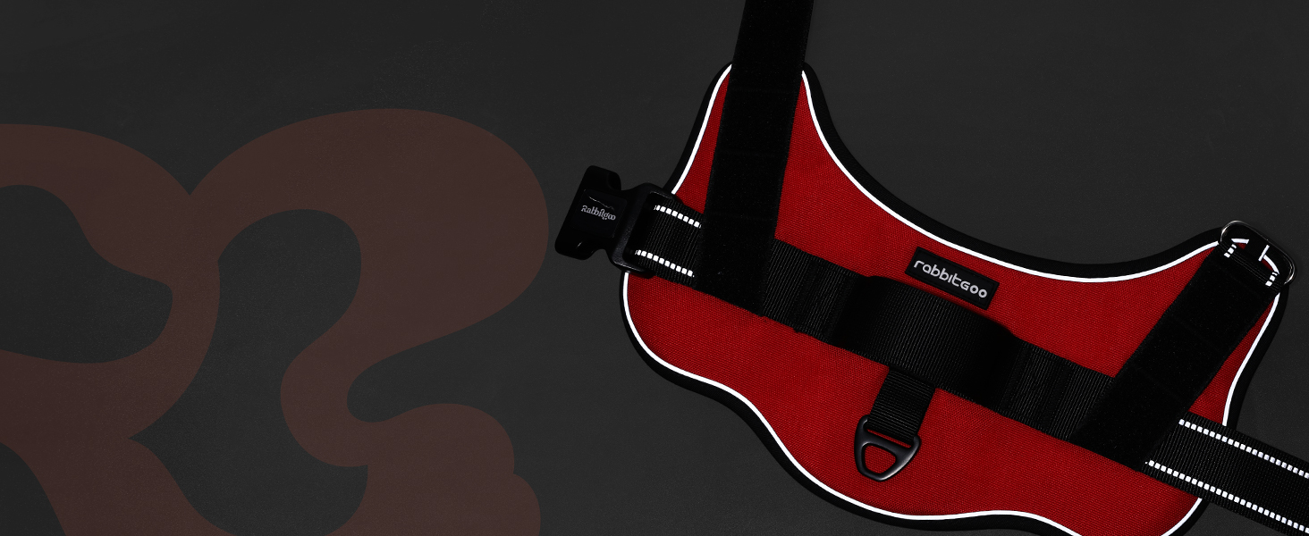 reflecttive dog harness