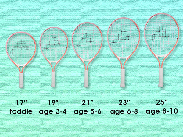 LUNNADE - Raqueta De Tenis Para Niños Pequeños, 19/21/23/25 Pulgadas