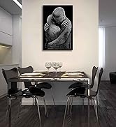 Abstract Body Line Embrace Canvas Wall Art Minimalist Line Poster Couples Line Body Print Sensual...