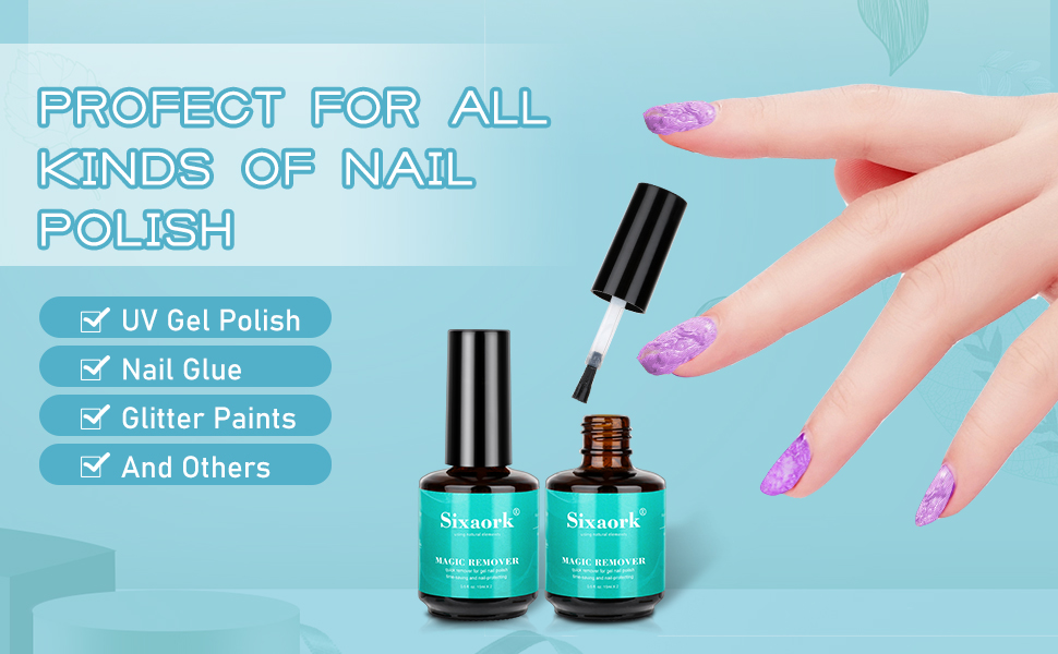 Gel Polish Remover, Gel Nail Polish Remover 2 Pack, 23