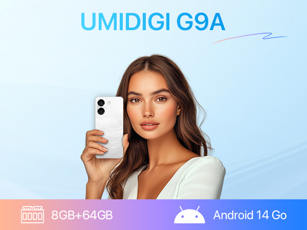 Amazon | UMIDIGI G9A simフリー スマホ 本体 8GBRAM+64GB/1TB