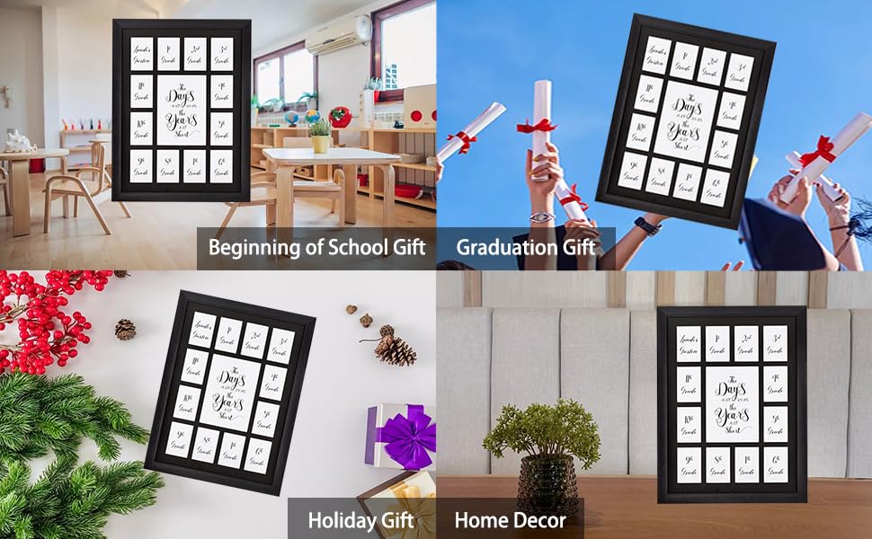 Comtraker School Year Picture Frame K12 Collage Photo