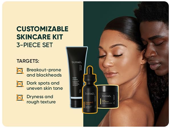 Customizable Skincare Kit with Facial Shea Butter