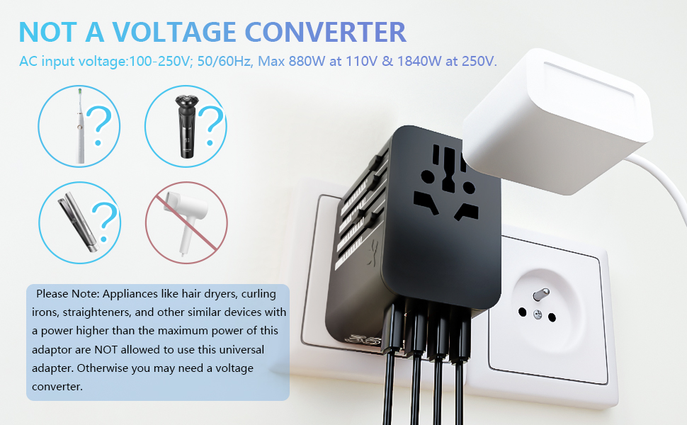 A138 Universal travel adapter 04
