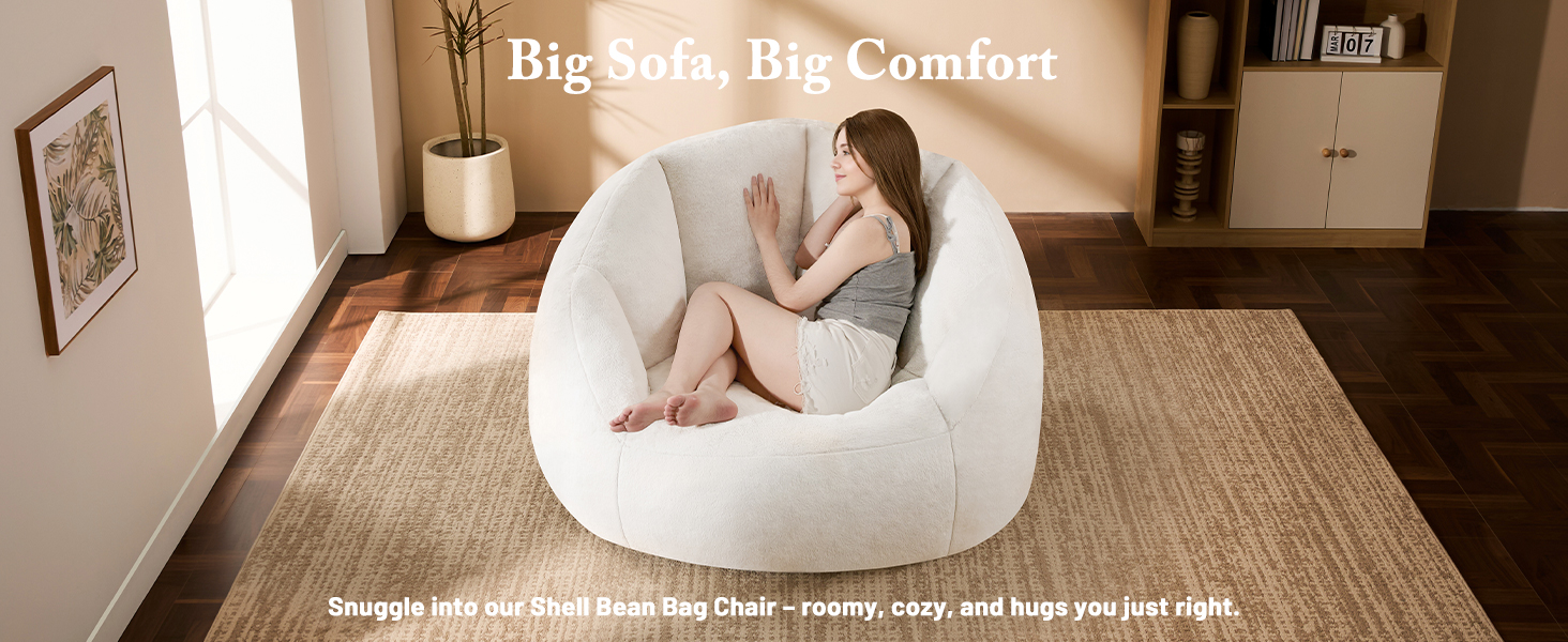 shell lazy sofa