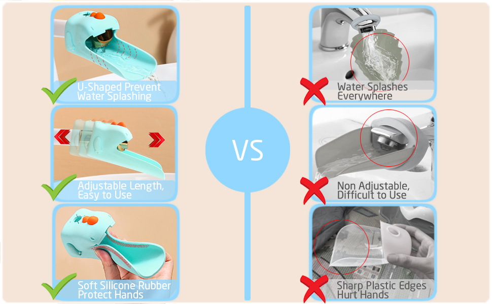 Gloexeolg Faucet Handle Extender and Faucet Extender Set