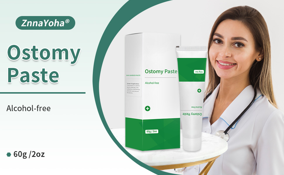 Ostomy Paste, NoSting Skin Barrier Ostomy Paste, 2.1 Ounce