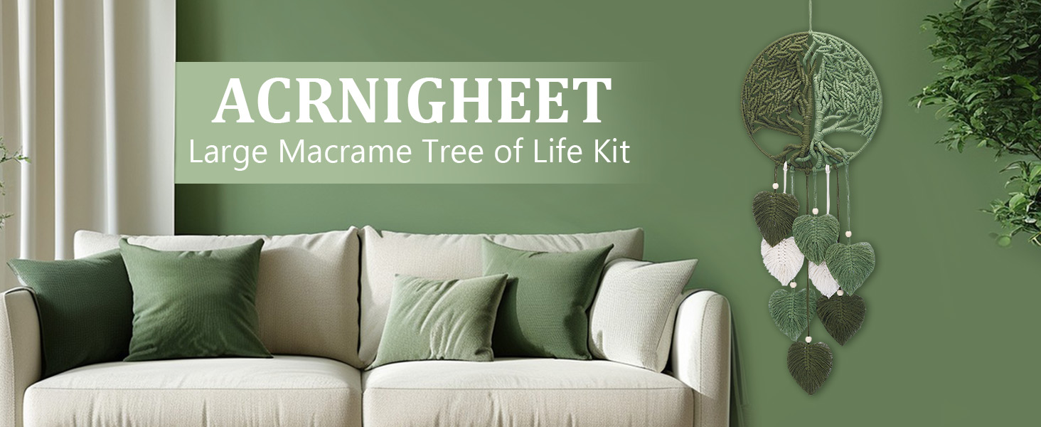 Tree of Life Macrame Wall Hanging Kit