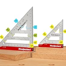 woodpeckers delve square aluminum carpenter square layout tool