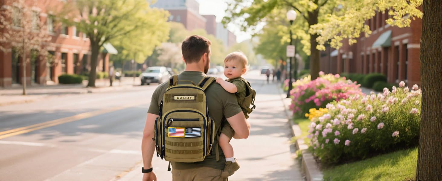 Military Diaper Bag for Dad