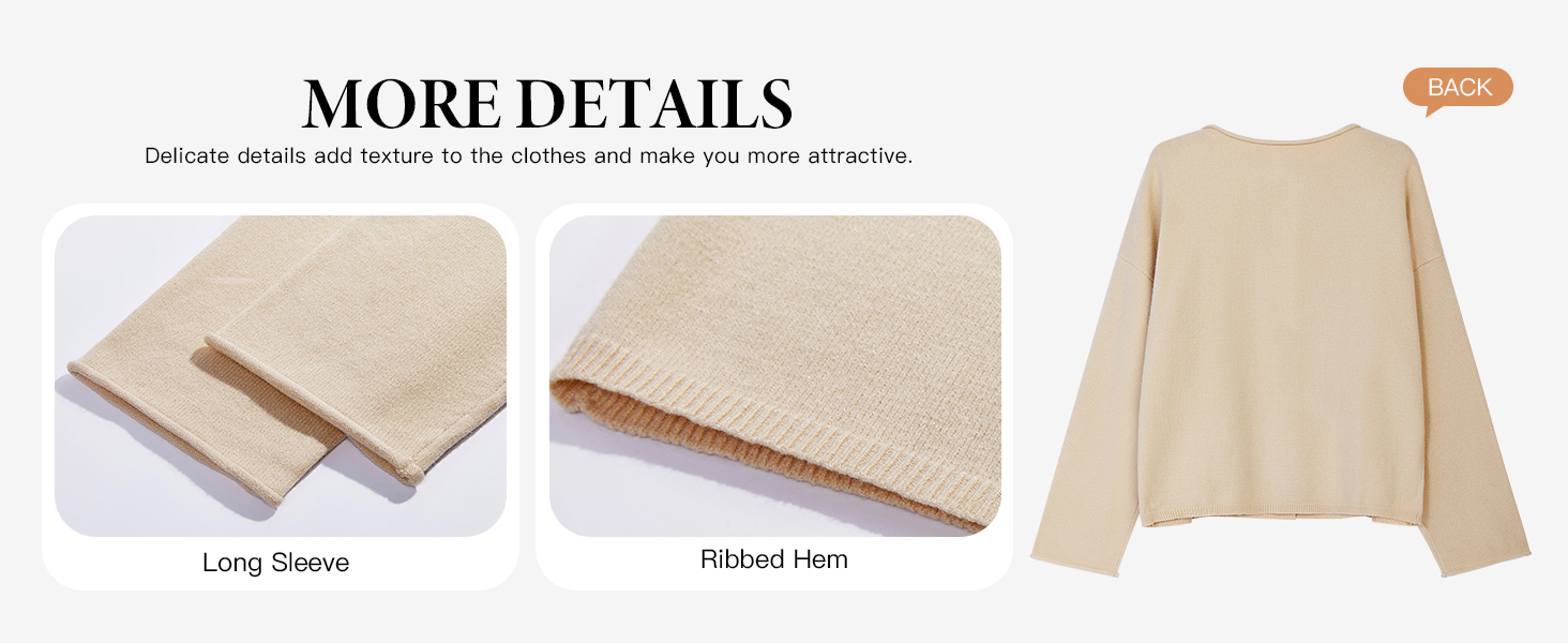 long sleeve sweaters for women