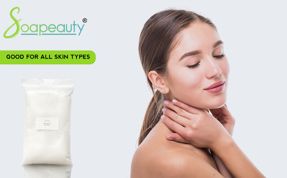 Soapeauty's 2 OZ Dead Sea Salt Fine Grain is 100 Percent