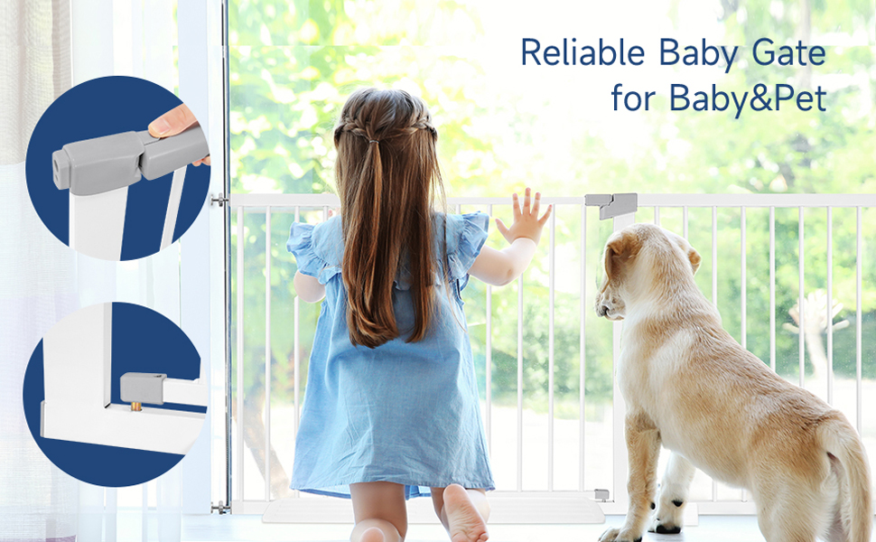 baby gates for stairs extra tall child gate pressure mounted dog gates extra wide stair baby gate
