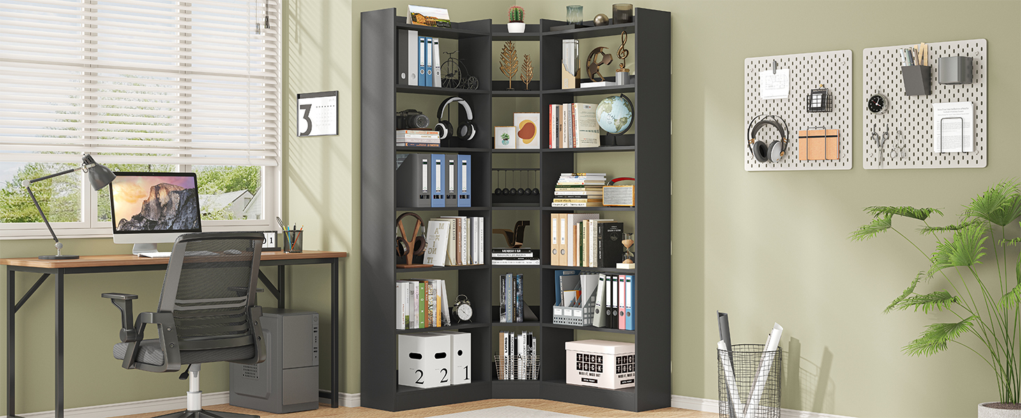book shelf black,wood book shelf