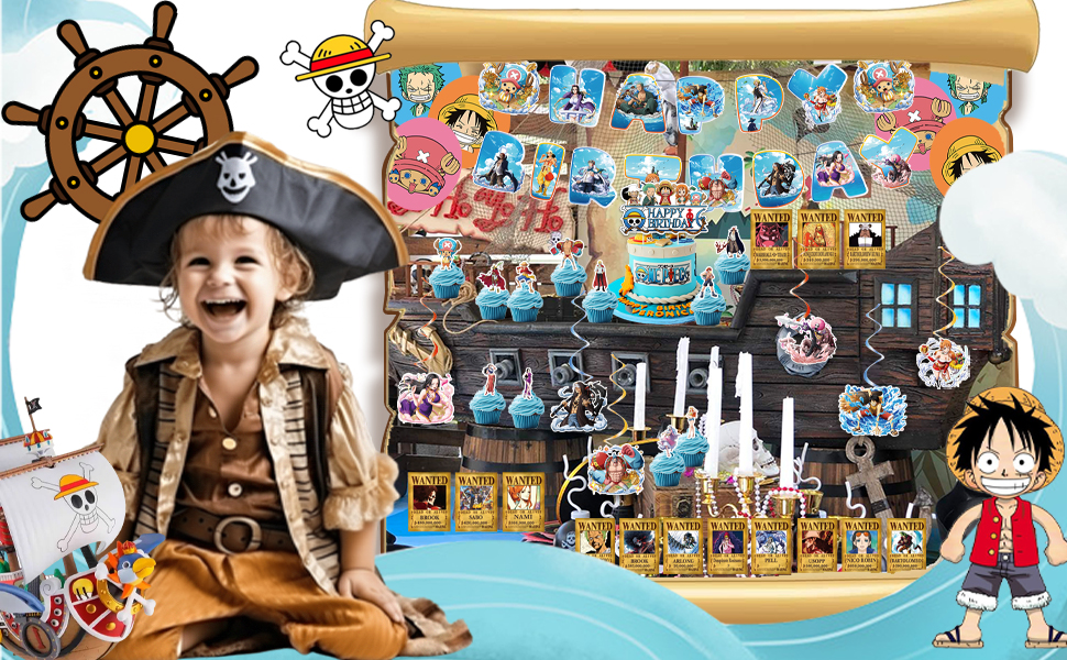 ONEPIECE ハッピーバースデーマグネット4個セット ONEPIECE ハッピーバースデーマグネット4個セット ONEPIECE