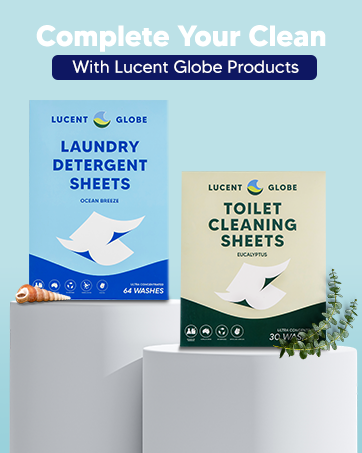 Lucent globe detergent sheets laundry toilet fabric softener dishwasher dishwashing