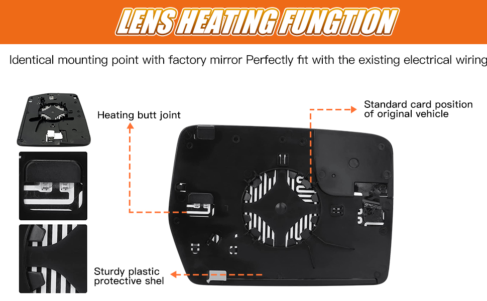 Passenger Rear View Mirrors Right Side Mirror Replacement