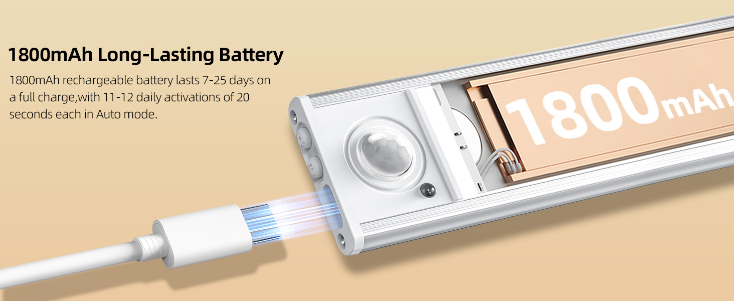 rechargeable under cabinet lighting