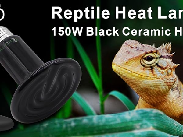 Amazon.com : Aiicioo 150W Black Ceramic Heat Emitter 2Pack