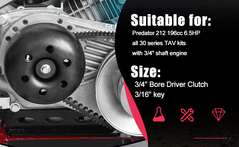 Amazon.com: JNDO Super 30 Series Torque Converter 3/4