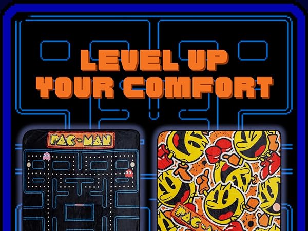 Amazon.com: PAC-Man Classic Maze 45 x 60 Inch Throw Blanket