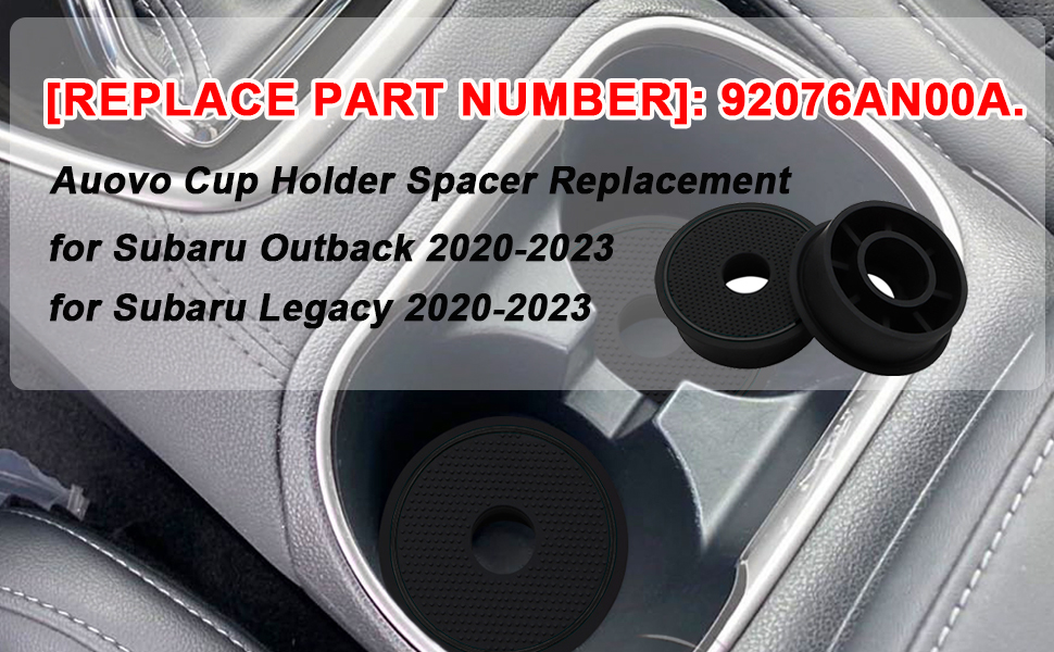 Auovo Cup Holder Spacer Replacement Compatible with Subaru