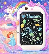 Toy Imagine 8.5 Unicorn LCD Writing Tablet for Kids Electronic Magic Slate for Kids Drawing Dood...