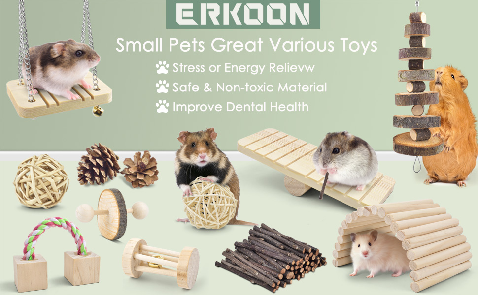 12 pack hamster chew toys