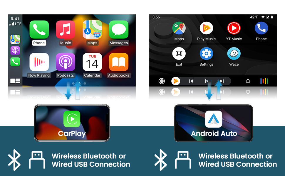 CarPlay and Android Auto